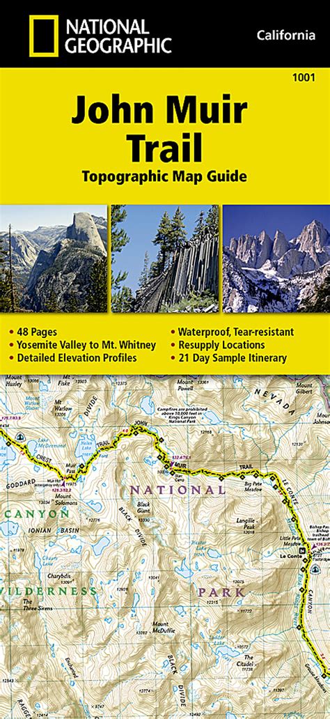 Training and Certification Options for MAP Map Of The John Muir Trail